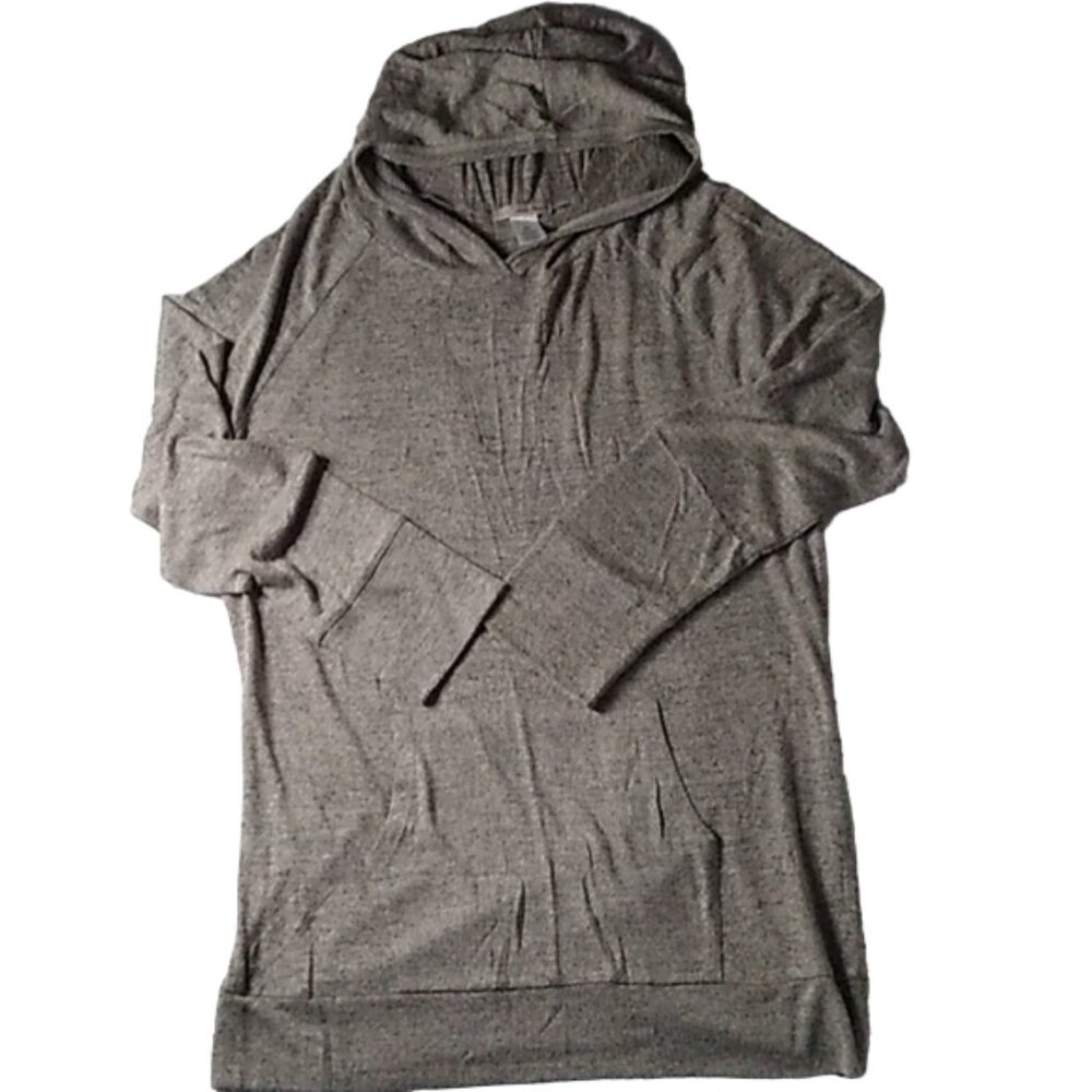 Ultra Teeze, Hooded Lightweight Sweater, Size 2X Color: Different Shades of Gray
